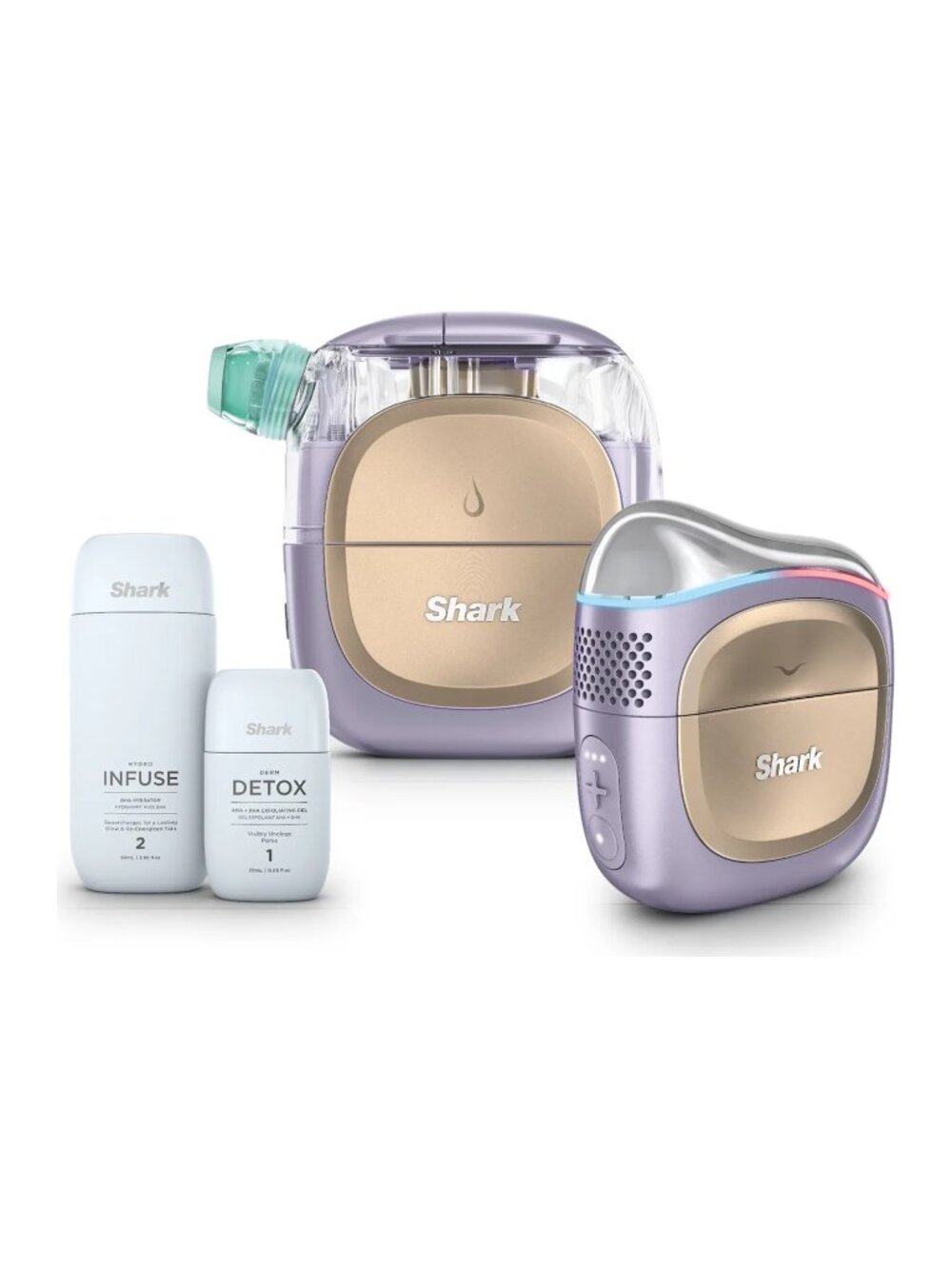Shark FacialPro Glow Hydro Facial System with DePuffi